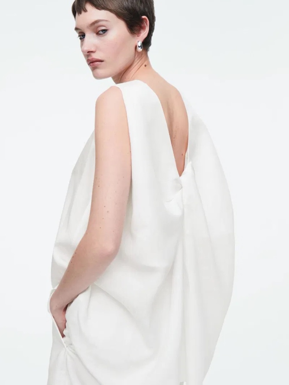 COS Twisted back sleevless top